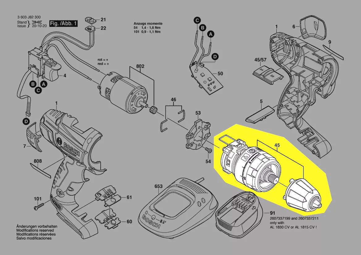 Boitier engrenage réf. 2 609 005 702 BOSCH